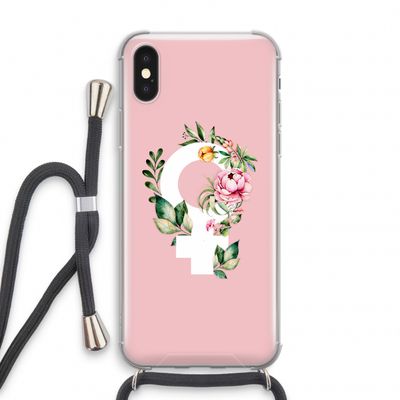 Venus: iPhone XS Transparant Hoesje met koord