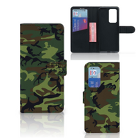 Huawei P40 Pro Telefoon Hoesje Army Dark