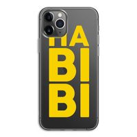 Habibi Blue: iPhone 11 Pro Transparant Hoesje