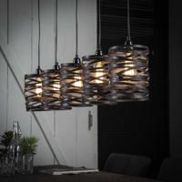 Hanglamp Kristina 5-lamps - Slate grey - thumbnail