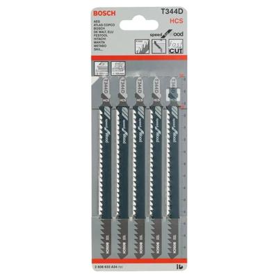Bosch Professional T344D Decoupeerzaagblad Speed for Wood VE=5 - 2608633A34
