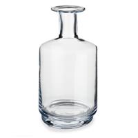 Giftdecor Bloemenvaas - flessenhals vorm - van glas - D17 x H28 cm