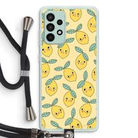 Citroenen: Samsung Galaxy A52s 5G Transparant Hoesje met koord