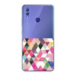 Gekleurde driehoekjes: Honor Note 10 Transparant Hoesje