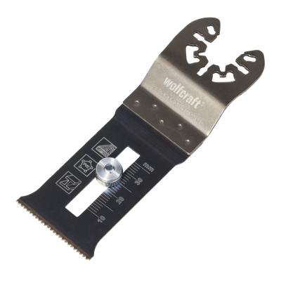 Wolfcraft Insteekzaagblad | Met diepteaanslag "PRO" | BiM | Universele centreerhals | 1 stuk - 3840000