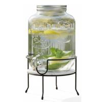 Drankdispenser/limonadetap - 8 ltr - inclusief standaard - 19 x 19 cm