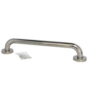 Gerimport Badkamer/douche wandbeugel handgreep - RVS - zilverkleurig - 40 cm