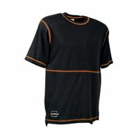 T-Shirt met Korte Mouwen Cofra Bilbao Zwart - Maat: XXL