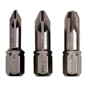 Metabo Accessoires Bits | Pozidriv PZ 1/ 2 / 3 | Torsion (3 st.) - 628538000