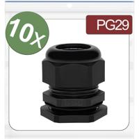 Quadrios 24CA386 Wartel PG29 Polyamide Zwart 10 stuk(s)
