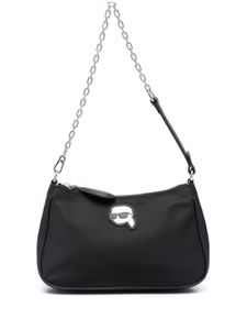 Karl Lagerfeld sac porté épaule à appliqué Ikonik - Noir