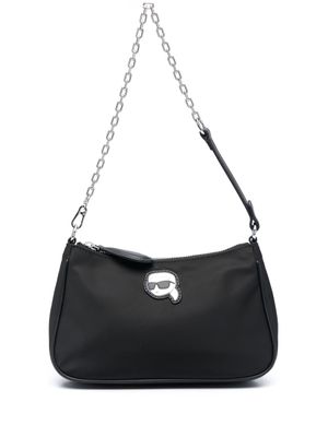 Karl Lagerfeld sac porté épaule à appliqué Ikon - Noir