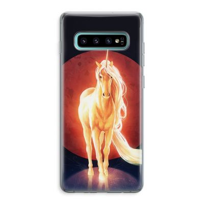 Last Unicorn: Samsung Galaxy S10 Plus Transparant Hoesje