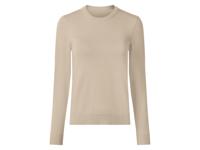 esmara Fijngebreide dames trui (Beige, M (40/42))