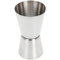 Cocktail/bar maatje - 2-in-1 - RVS - 15/30 ml - jigger maatbeker - Cocktails maken Cocktail/bar maatje - 2-in-1 - RVS - 15/30 ml - jigger maatbeker - Cocktails maken