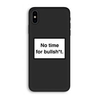 No time: iPhone XS Biologisch afbreekbaar hoesje