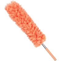 Lifetime Clean plumeau/duster XL - uitschuifbaar - synthetisch - oranje - 55-142 cm - plumeaus - thumbnail