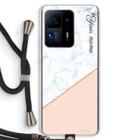 Marmer in stijl: Xiaomi Mi Mix 4 Transparant Hoesje met koord