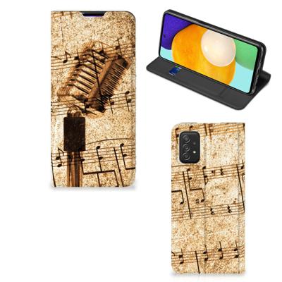 Samsung Galaxy A03s Stand Case Bladmuziek Samsung Galaxy A03s Stand Case Bladmuziek