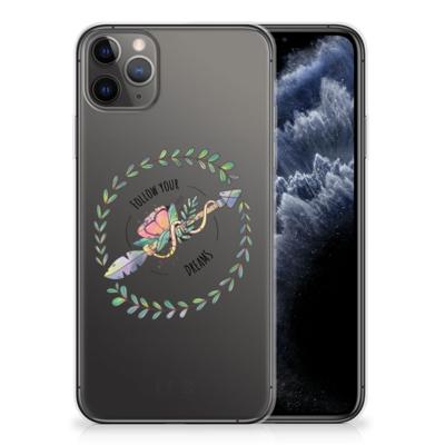 Apple iPhone 11 Pro Max Telefoonhoesje met Naam Boho Dreams Apple iPhone 11 Pro Max Telefoonhoesje met Naam Boho Dreams