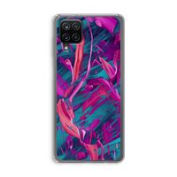 Pink Clouds: Samsung Galaxy A12 Transparant Hoesje