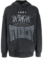 Givenchy hoodie à logo brodé - Noir