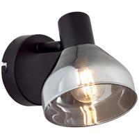 Brilliant Zwarte wandlamp Reflekt 82710/06