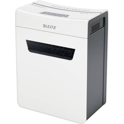 Leitz IQ 8X Protect Premium P4 Papierversnipperaar 8 vellen Cross cut 4 x 40 mm P-4 14 l Ook geschikt voor Nietjes, Paperclips