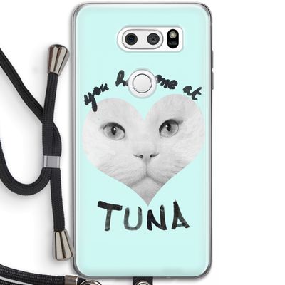 You had me at tuna: LG V30 Transparant Hoesje met koord