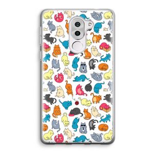 Kleurrijke katten: Honor 6X Transparant Hoesje