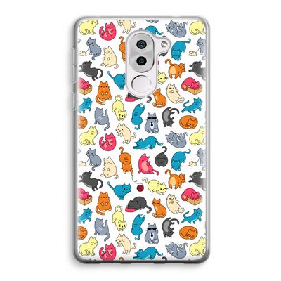 Kleurrijke katten: Honor 6X Transparant Hoesje