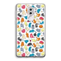 Kleurrijke katten: Honor 6X Transparant Hoesje