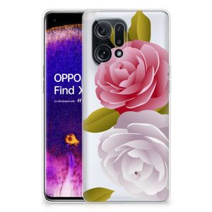 OPPO Find X5 TPU Case Roses