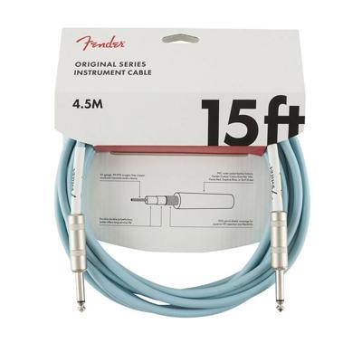 Fender Original Series Gitaarkabel 4.5 Meter Daphne Blue 0990515003 - Op = op