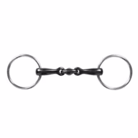 Pagony Sweet Iron dubbel gebroken watertrens zilver maat:11,5