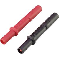 VOLTCRAFT MSL-505 Meetpuntverlenging [4mm-stekker - Bus 4 mm] Zwart, Rood 1 stuk(s)
