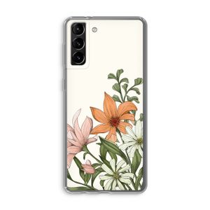 Floral bouquet: Samsung Galaxy S21 Plus Transparant Hoesje