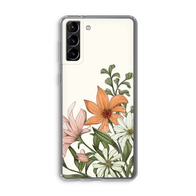 Floral bouquet: Samsung Galaxy S21 Plus Transparant Hoesje