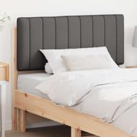 Gestoffeerd hoofdbord Bruin en Donkergrijs 100 cm