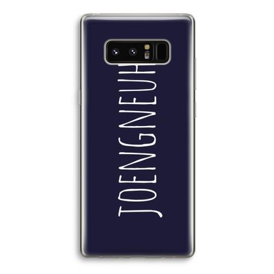 Joengneuh!: Samsung Galaxy Note 8 Transparant Hoesje