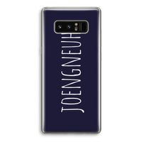 Joengneuh!: Samsung Galaxy Note 8 Transparant Hoesje Joengneuh!: Samsung Galaxy Note 8 Transparant Hoesje