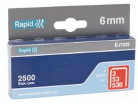Rapid Nieten 6mm Type 53 Gegalvaniseerd, Blisterbox 2500st 6mm