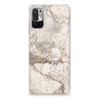 Xiaomi Redmi Note 10/10T 5G | Poco M3 Pro | TPU | Siliconen hoesje | Marmer Beige