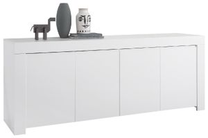 Dressoir Firenze 210 cm breed in mat wit