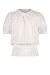 NoNo Meisjes blouse - Tomma - Pearled ivory