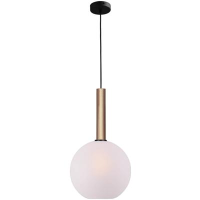 Masterlight Hanglamp Ø 30cmBella 2 Messing goud met mat wit glas - 2980-02-06-30