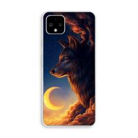 Night Guardian: Pixel 4 XL Transparant Hoesje