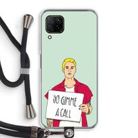 Gimme a call: Huawei P40 Lite Transparant Hoesje met koord