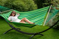 Hangmatset 2 Persoons Arc & Lazy Joyful - Colombiaanse, Spreidstang - Groen - 180 kg - Tropilex