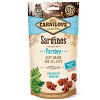 CARNILOVE Semi-Moist Snack Sardines & Parsley - Kattensnoepje met sardines en peterselie - 50 g